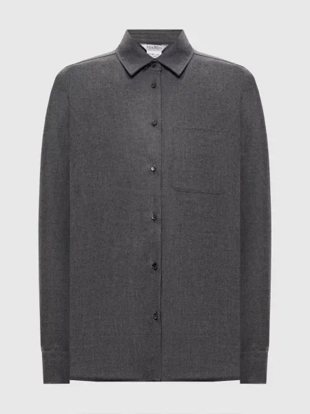 Сорочка AERE з кашеміру Max Mara сіра