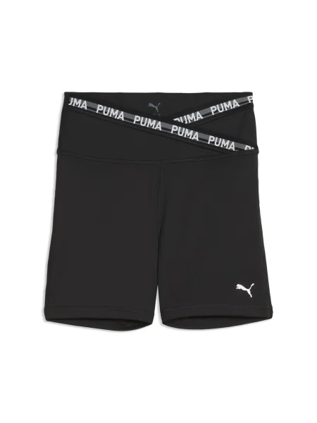 PUMA Pantaloni sport Strong negru alb