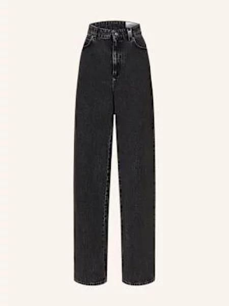 Alexander Mcqueen Džíny black stonewashed černé