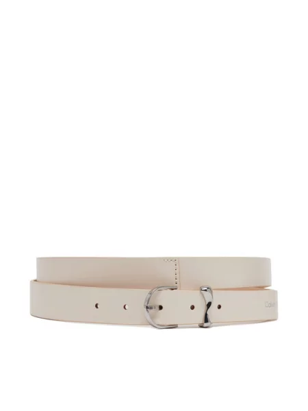 Opasok Calvin Klein Ck Must Loop Belt biela