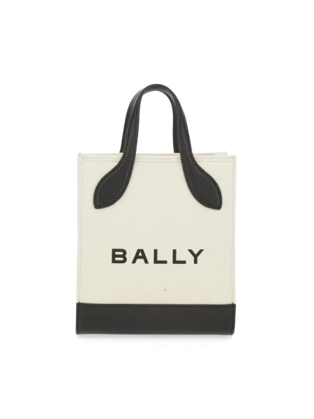 Torebka Bally z logo beżowa