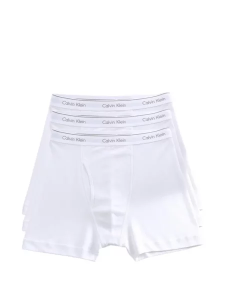 Boxeri Calvin Klein cu autograf alb