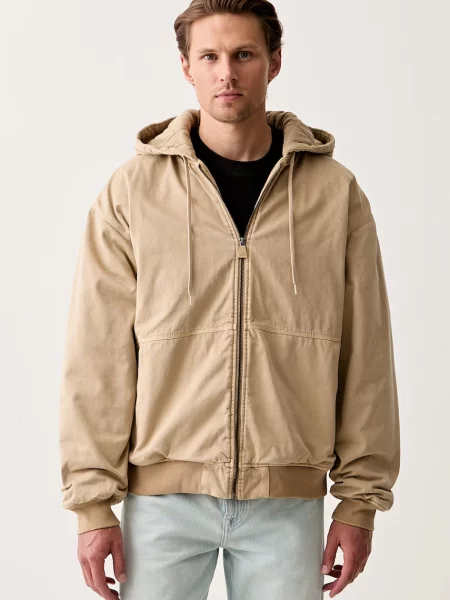 Prechodná bunda Adidas Originals béžová