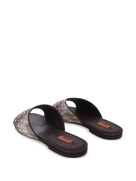 Sandale Missoni fără toc maro