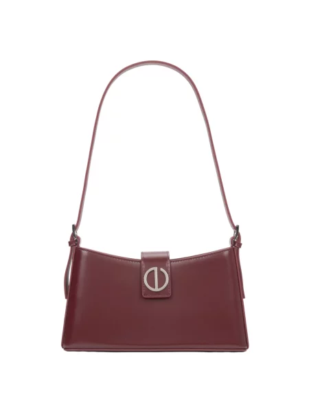 Torebka skórzana Estro skórzana czerwona