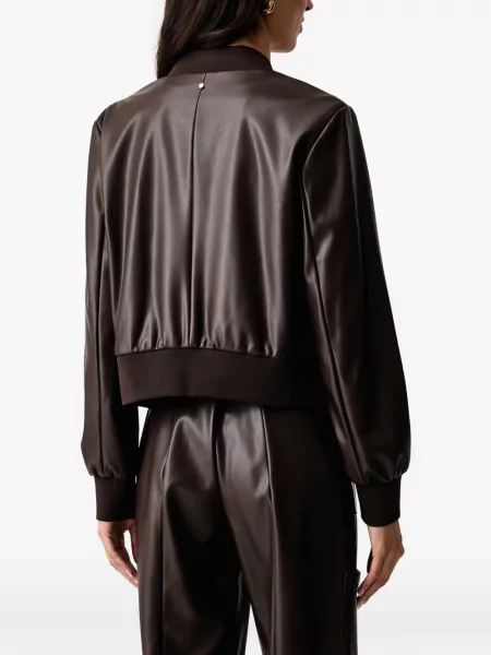 Geanta de piele Armani Exchange maro