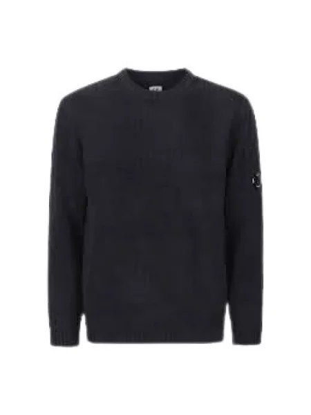 Dzianinowy sweter C.p. Company niebieski