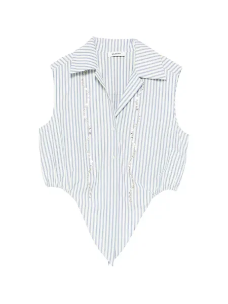 Cămașă Sandro cu dungi alb