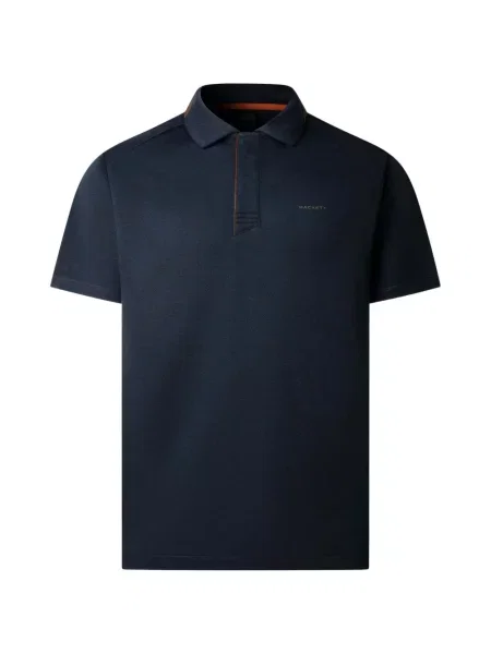 Scurt tricou polo Hackett London albastru