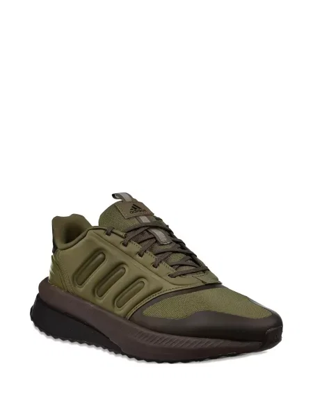 Prugaste trčanje tenisice Adidas Cloudfoam s kristalima crvena
