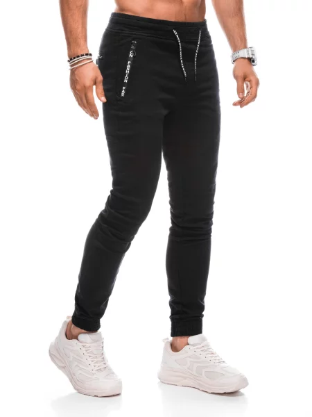 Pantaloni sport Edoti negru