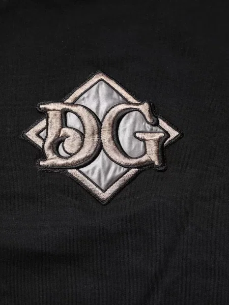 Пуловер Dolce & Gabbana бродиран черно