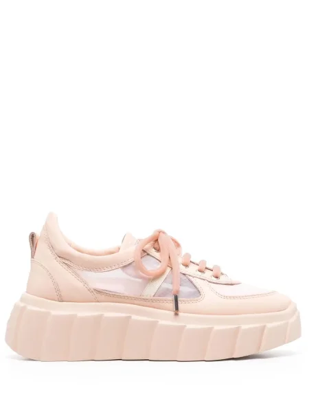 Sneakerși Agl cu platformă roz