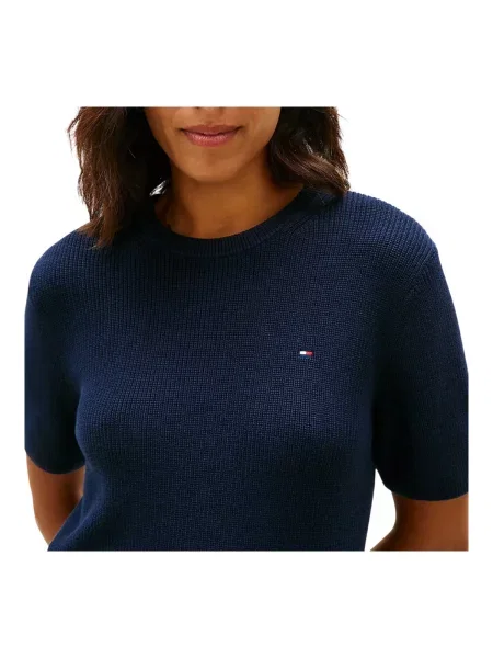 Sveter Tommy Hilfiger modrá