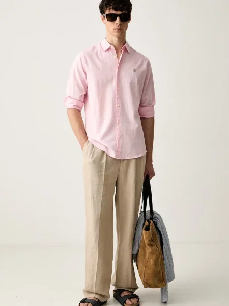 Льняная рубашка U.s. Polo Assn.