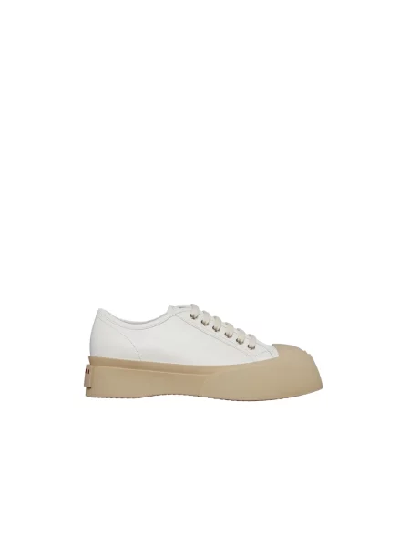 Sneakersy Marni skórzane białe