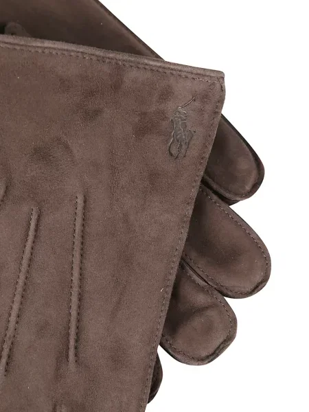 Manšestrová bomber bunda Polo Ralph Lauren s potiskem hnědá