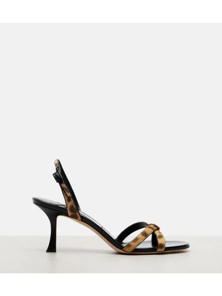 Sandale Jimmy Choo din piele bej