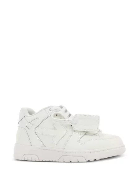 Sneakerși Off-white business alb
