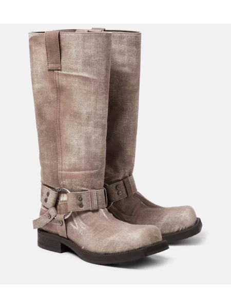 Cizme Acne Studios cu imagine maro