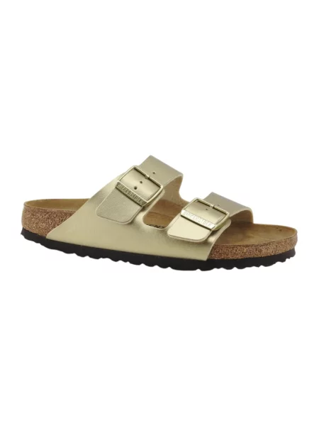 Klapki BIRKENSTOCK Arizona BF Narrow gold żółte