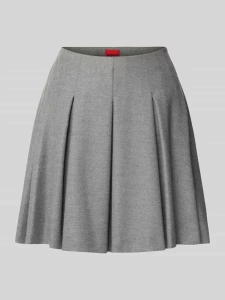 Spódnica mini o kroju regular fit z flaneli model ‘RADINA’ Hugo