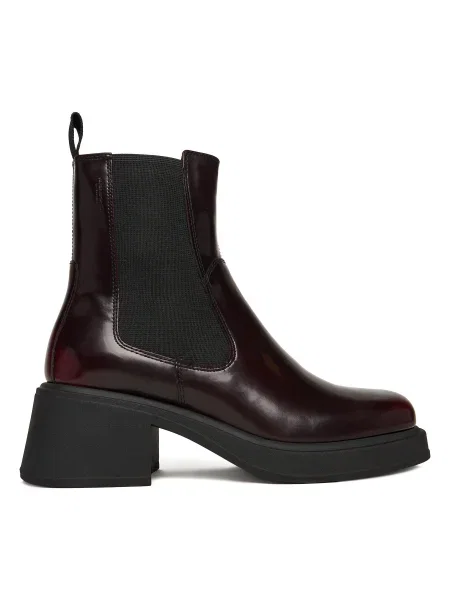 Členková obuv s elastickým prvkom Vagabond Shoemakers Dorah Bordová