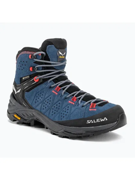 Дамски ботуши за трекинг Salewa Alp Trainer 2 Mid GTX blue синьо
