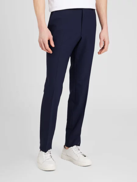 JOOP! Pantaloni cu dungă închis albastru