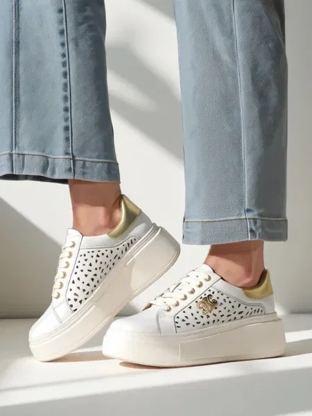 Sneakerși Resti alb