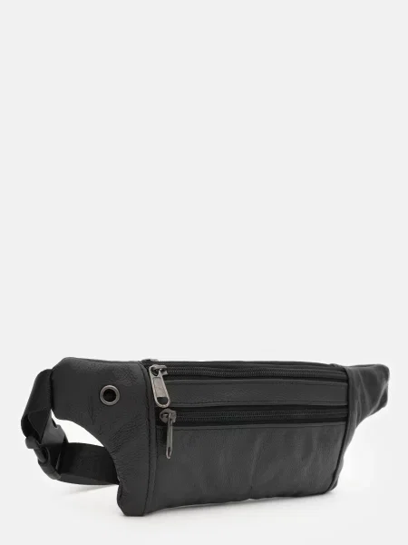Borsa Leather Поясна сумка Шкіра чорний