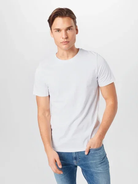 JACK & JONES Tricou negru alb