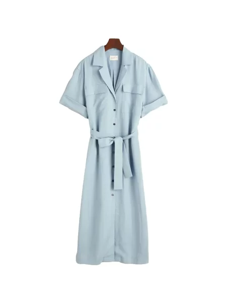 Rochie midi Gant până la genunchi de costum albastru