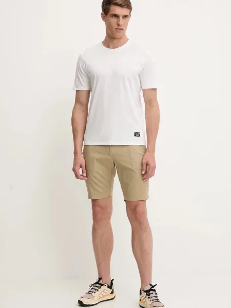 Однотонная футболка Salewa белая