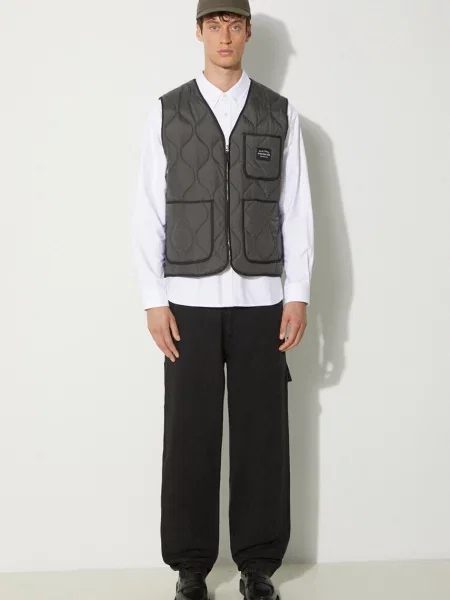 Awake NY koszula Embroidered Oxford Shirt relaxed z kołnierzykiem button-down biały
