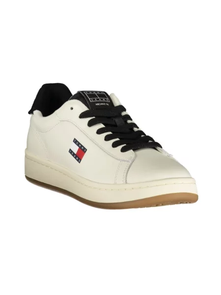 Sneakersy Tommy Hilfiger skórzane białe
