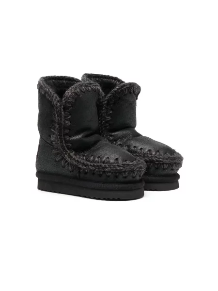 Buty do kostki dziecięce Mou czarne