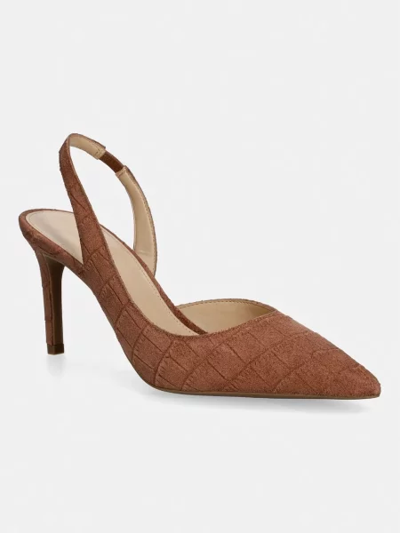 Pantofi cu toc Michael Michael Kors din piele maro