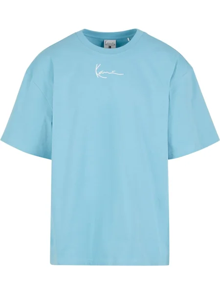 Karl Kani Tricou albastru deschis alb