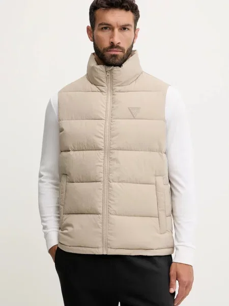 Guess vestă ROHAN bej