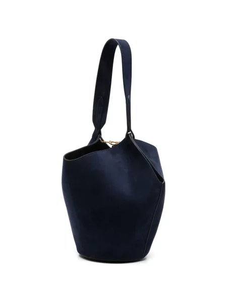 Shopper táska Khaite kék