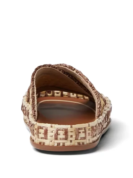 Sandale Fendi fără toc maro