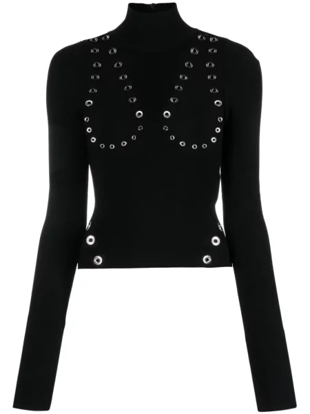 Top Off-white tricotate alb
