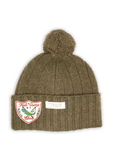 Čepice Polo Ralph Lauren s bambulkou zelený