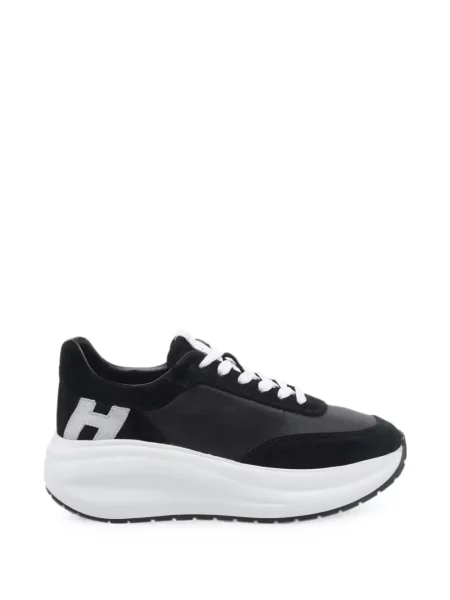 Sneakerși Hogan cu platformă cu autograf negru