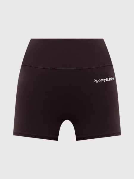 Шорты Sporty & Rich коричневые