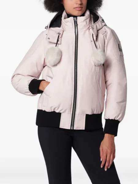 Bomber bunda Moose Knuckles růžová