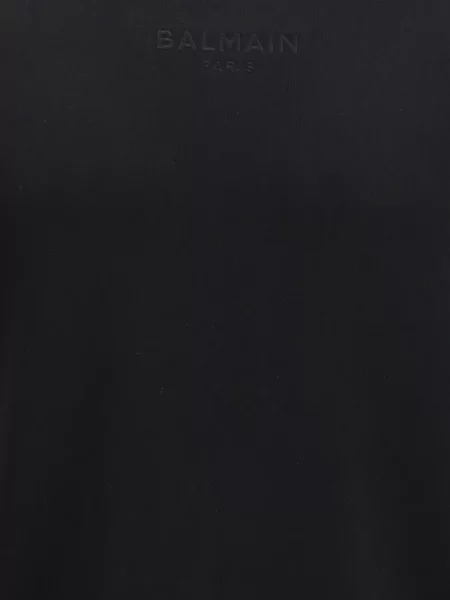 Hanorac Balmain cu broderie negru