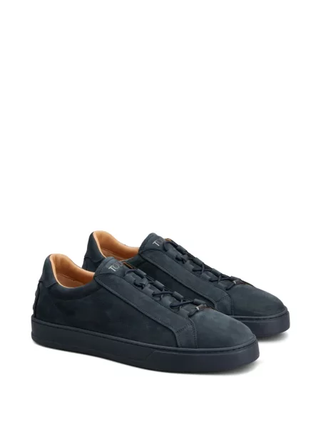 Sneakerși Tod's din piele de căprioară albastru