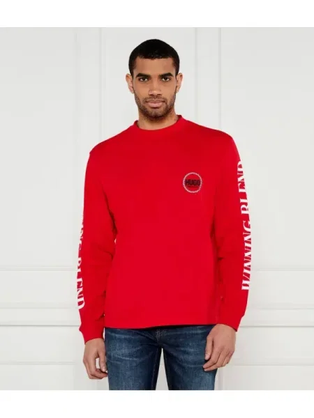 Tricou mânecă lungă Hugo roșu